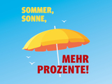 Sommer, Sonne, Prozente